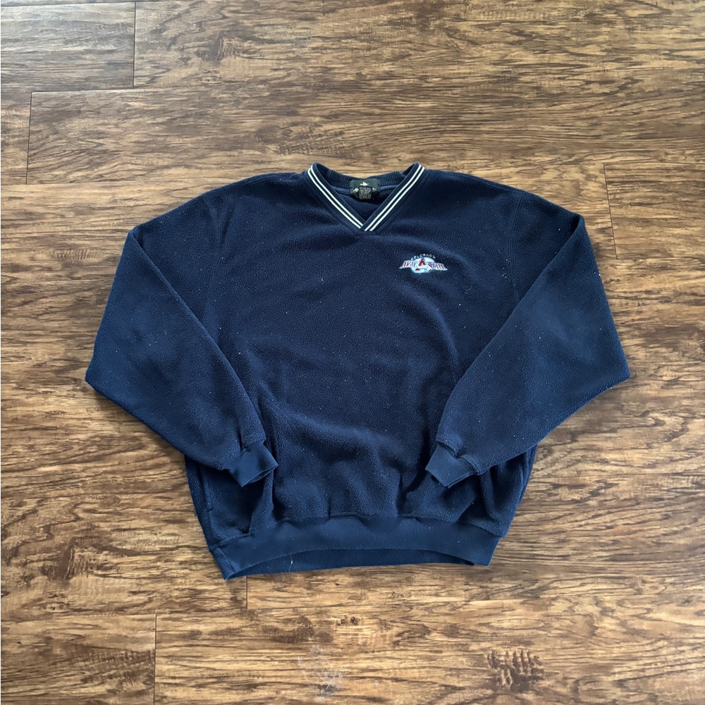 medium colorado avalanche hockey crewneck sweater